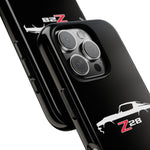 1970 Camaro Z28 White Silhouette Tough Phone Case Cover Gift