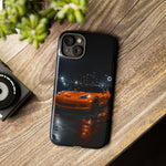 Orange C6 Neon Car Meet Tough Phone Case
