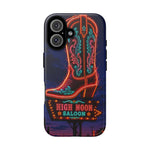 Neon Cowboy Boot phone case | High Noon Saloon design