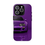 Purple Supra Phone Case, MK4 90s JDM Legend Tough Protective Cover for Men