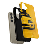 Yellow Supra Phone Case, MK4 90s JDM Legend Tough Protective Cover for Men
