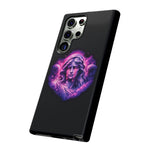 Weeping Angel Statue Vaporwave Phone Case Gothic Cosmic Tough Case