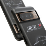 ZL1 Camaro phone case | tough phone case, black muscle car design