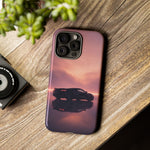 C8 Corvette Silhouette Pastel Horizon Case