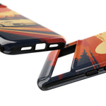 Retro Sunset Countach phone case | Sports car tough cover