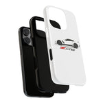 White C7 Z06 Phone Case for Chevy Vette Fans, Tough Cover