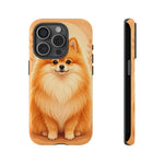 Pomeranian Tiny Fox Fluffy Art Tough Phone Case