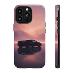 C8 Corvette Silhouette Pastel Horizon Case