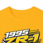 1995 ZR-1 Corvette graphic long sleeve tee | Yellow sports car design