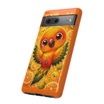 Sun Conure Kawaii Citrus Art Tough Phone Case