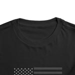 Red Corvette Z06 Toddler T-Shirt Red American Flag Car Kid Tee