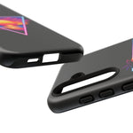 Synthwave Sunset Triangle Phone Case Retro Vaporwave Case