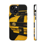 Z28 Yellow Camaro Retro Poster Tough Phone Case