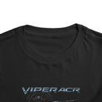 Viper ACR Toddler T-Shirt – Black with Racing Stripes Kids Car Tee