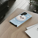 Samoyed Kawaii Snowball Chibi Art Tough Phone Case