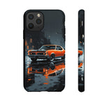 1966 GTO Orange Rainy City Tough Phone Case Cover Gift Art