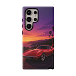 Red C3 Coastal Sunset Phone Case Classic Car Tough Case