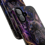 French Bulldog Galaxy Marble Art Tough Phone Case