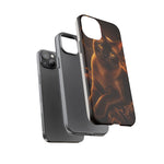 Burmese Golden Sable Portrait Art Tough Phone Case