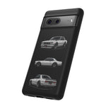 Silver Hakosuka Skyline Classic Sports Car Tough Phone Case for JDM Fans