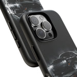 Black Sports Car Illustration 2023 Challenger SRT phone case | Car Drift Reflection