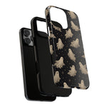 Vintage Ghost Pattern phone case | Halloween spooky stars design