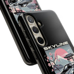R34 Skyline GT-R Sakura Mountain JDM Tough Phone Case Gift