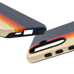 Retro Rainbow Stripe Phone Case | Tough Phone Case