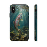 Rainbow Trout Take Phone Case Freshwater Fishing Gift for Anglers