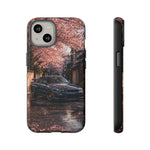 Cherry Blossom Street Scene R34 Skyline GTR Tough Case | Car Photo Cover