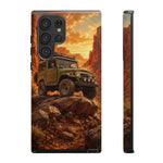 Land Cruiser FJ40 Classic 4x4 Red Rock Canyon Art Tough Phone Case