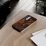 Burmese Golden Sable Portrait Art Tough Phone Case