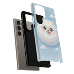Samoyed Kawaii Snowball Chibi Art Tough Phone Case