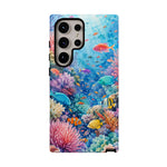 Underwater Coral Reef Phone Case | Colorful Tropical Fish Ocean Scene