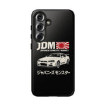R34 Skyline GT-R JDM Rising Sun Tough Phone Case Cover Gift
