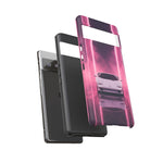 Countach Neon Wedge Phone Case Retro Supercar Tough Case