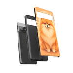 Pomeranian Tiny Fox Fluffy Art Tough Phone Case