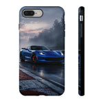 Elkhart Lake Blue C7 Track Attack Dawn Tough Phone Case