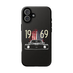 1969 Camaro SS American Flag Tough Phone Case Cover Gift Art