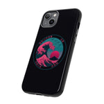 Great Dream Wave Circular Badge Vaporwave Phone Case – Japanese Aesthetic