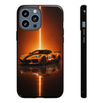Z06 C8 Phone Case, Orange Racing Livery Studio Cover