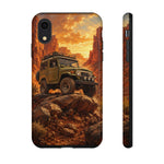 Land Cruiser FJ40 Classic 4x4 Red Rock Canyon Art Tough Phone Case