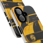 Z28 Yellow Camaro Retro Poster Tough Phone Case