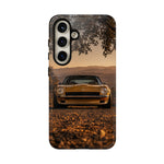 240Z Phone Case, Gold Classic JDM Sports Car Golden Hour Dusk Cover