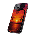 Basketball Court Sunset Phone Case | Tough Phone Case