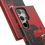 Red Mustang Art Phone Case, GT500 American Muscle Car Tough Cover