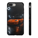 Orange C6 Neon Car Meet Tough Phone Case
