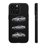 Silver Prelude Sports Coupe Tough Phone Case for JDM Fans
