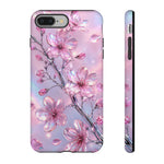 Pink Chrome Cherry Blossom Phone Case | Tough Cover