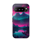 2 Rounds Canada Retina Artwork Vaporwave Phone Case – Landscape Aesthetic